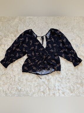 Animale Brazil Snake Print Top - Size US Small